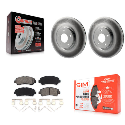 [Avant] Kit de disque (revêtu) et plaquette (semi-métallique) de frein pour Nissan Sentra Juke KGS-100402