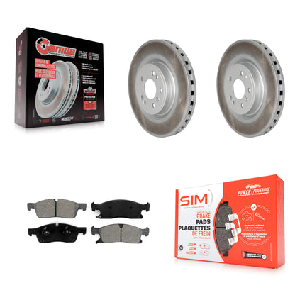 [Avant] Kit de disque (revêtu) et plaquette (semi-métallique) de frein pour Mercedes-Benz ML350 GLE350 ML250 GLE300d KGS-100471