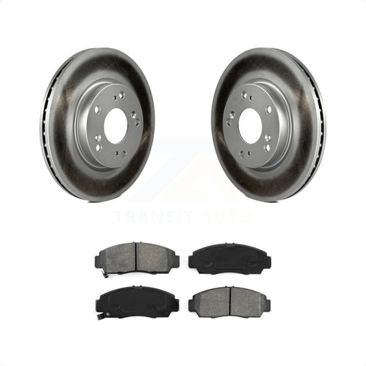 [Avant] Kit de disque (revêtu) et plaquette (semi-métallique) de frein pour Honda Civic KGS-100472 par Transit Auto
