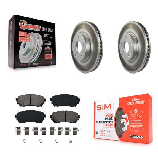 [Avant] Kit de disque (revêtu) et plaquette (semi-métallique) de frein pour Mazda 6 KGS-100478
