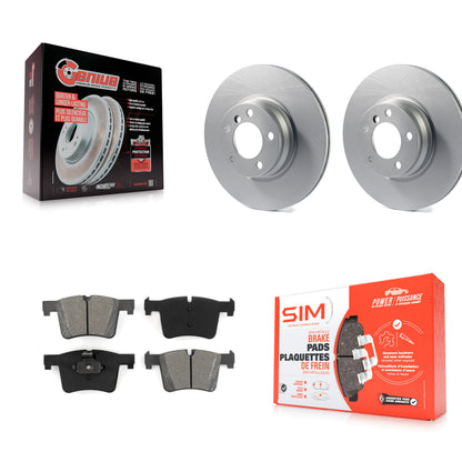 [Avant] Kit de disque (revêtu) et plaquette (semi-métallique) de frein pour BMW 328i xDrive 428i Gran Coupe 228i 330e KGS-100490