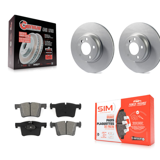 [Avant] Kit de disque (revêtu) et plaquette (semi-métallique) de frein pour BMW 328i xDrive 428i Gran Coupe 228i 330e KGS-100490