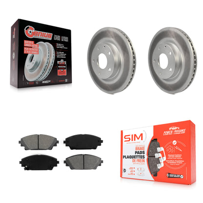 [Avant] Kit de disque (revêtu) et plaquette (semi-métallique) de frein pour Mazda 3 CX-3 Sport KGS-100493