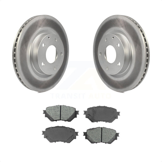 [Avant] Kit de disque (revêtu) et plaquette (semi-métallique) de frein pour Mazda 3 Sport Vehicles Manufactured In Mexico 2.5L KGS-100494 par Transit Auto