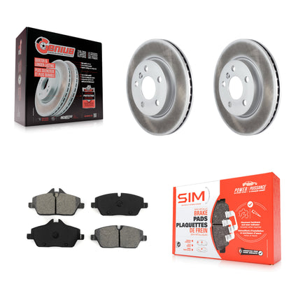 [Avant] Kit de disque (revêtu) et plaquette (semi-métallique) de frein pour Mini Cooper KGS-100511