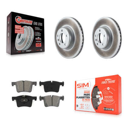 [Avant] Kit de disque (revêtu) et plaquette (semi-métallique) de frein pour BMW 335i xDrive 435i 328i GT 328d 330i Gran Coupe KGS-100512