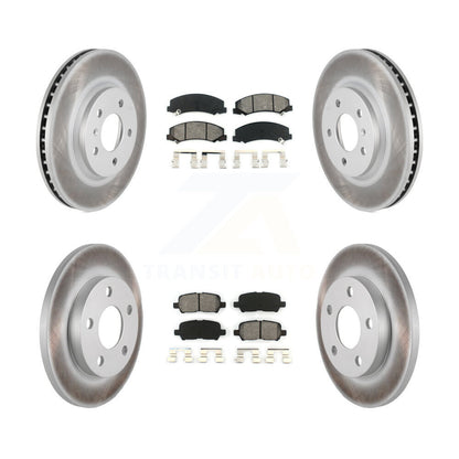 [Avant + Arrière] Kit de disque (revêtu) et plaquette (semi-métallique) de frein pour Chevrolet Impala Limited KGS-100581