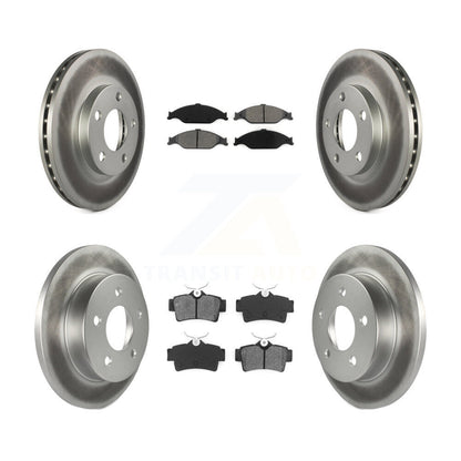 [Avant + Arrière] Kit de disque (revêtu) et plaquette (semi-métallique) de frein pour Ford Mustang KGS-100600