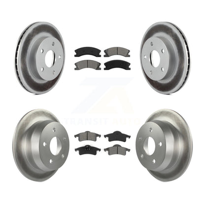 [Avant + Arrière] Kit de disque (revêtu) et plaquette (semi-métallique) de frein pour Jeep Grand Cherokee KGS-100672