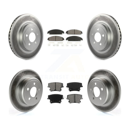 [Avant + Arrière] Kit de disque (revêtu) et plaquette (semi-métallique) de frein pour 2005-2006 Chrysler 300 AWD avec 3.5L KGS-100692