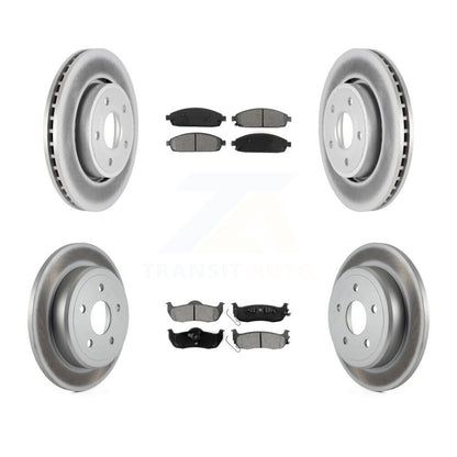 [Avant + Arrière] Kit de disque (revêtu) et plaquette (semi-métallique) de frein pour Jeep Grand Cherokee Commander KGS-100695