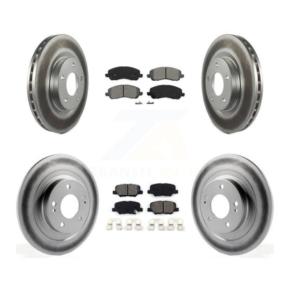 [Avant + Arrière] Kit de disque (revêtu) et plaquette (semi-métallique) de frein pour Mitsubishi Outlander Sport RVR KGS-100706