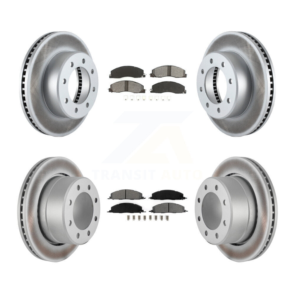 [Avant + Arrière] Kit de disque (revêtu) et plaquette (semi-métallique) de frein pour Ram 2500 3500 1500 Dodge KGS-100715