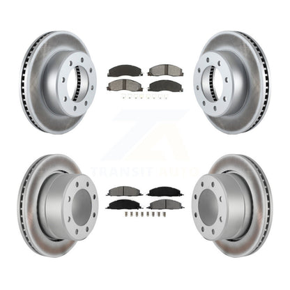 [Avant + Arrière] Kit de disque (revêtu) et plaquette (semi-métallique) de frein pour Ram 2500 3500 1500 Dodge KGS-100715