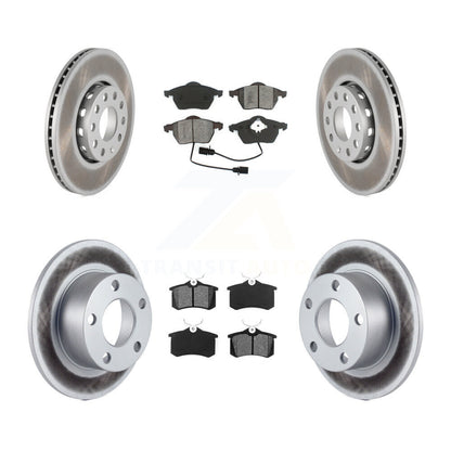 [Avant + Arrière] Kit de disque (revêtu) et plaquette (semi-métallique) de frein pour Volkswagen Passat KGS-100739