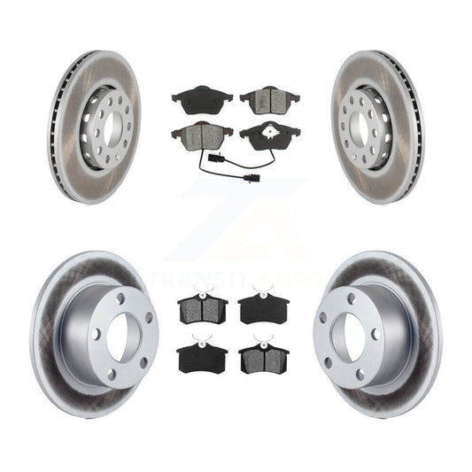 [Avant + Arrière] Kit de disque (revêtu) et plaquette (semi-métallique) de frein pour Volkswagen Passat KGS-100739