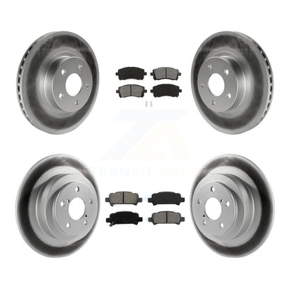 [Avant + Arrière] Kit de disque (revêtu) et plaquette (semi-métallique) de frein pour Subaru Outback Legacy KGS-100750