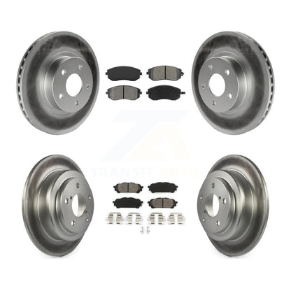 [Avant + Arrière] Kit de disque (revêtu) et plaquette (semi-métallique) de frein pour Subaru Impreza Saab 9-2X KGS-100751