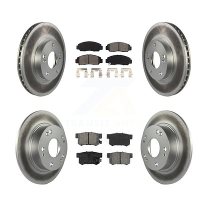 [Avant + Arrière] Kit de disque (revêtu) et plaquette (semi-métallique) de frein pour Honda Accord KGS-100766