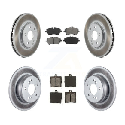 [Avant + Arrière] Kit de disque (revêtu) et plaquette (semi-métallique) de frein pour Mercedes-Benz SLK280 SLK300 KGS-100771