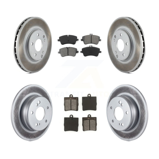 [Avant + Arrière] Kit de disque (revêtu) et plaquette (semi-métallique) de frein pour Mercedes-Benz SLK280 SLK300 KGS-100771