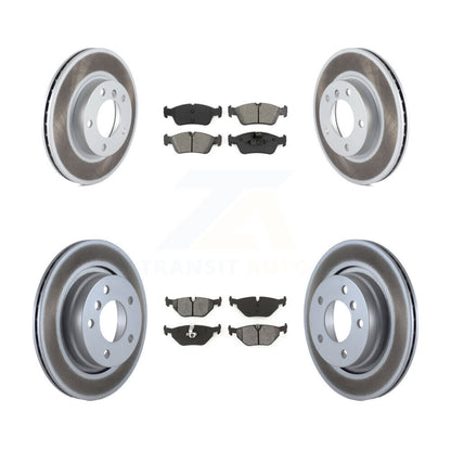 [Avant + Arrière] Kit de disque (revêtu) et plaquette (semi-métallique) de frein pour 1998 BMW 328i 328is avec 294mm Diameter Rotor KGS-100775