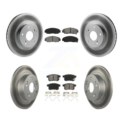 [Avant + Arrière] Kit de disque (revêtu) et plaquette (semi-métallique) de frein pour Honda Accord Acura TSX KGS-100777