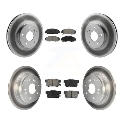 [Avant + Arrière] Kit de disque (revêtu) et plaquette (semi-métallique) de frein pour Acura TL KGS-100779