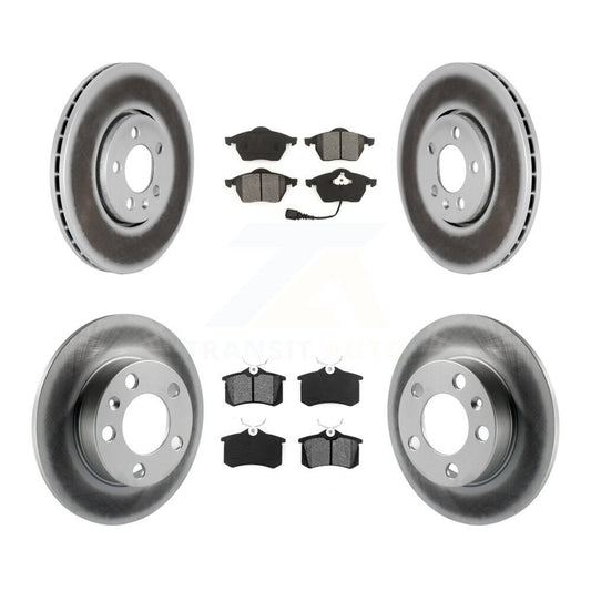 [Avant + Arrière] Kit de disque (revêtu) et plaquette (semi-métallique) de frein pour Volkswagen Beetle Jetta Golf KGS-100785