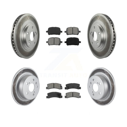 [Avant + Arrière] Kit de disque (revêtu) et plaquette (semi-métallique) de frein pour 1999-2001 Lexus RX300 AWD KGS-100788