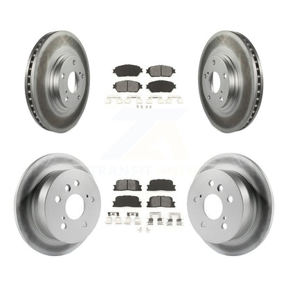 [Avant + Arrière] Kit de disque (revêtu) et plaquette (semi-métallique) de frein pour 2004-2006 Lexus ES330 KGS-100789