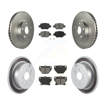 [Avant + Arrière] Kit de disque (revêtu) et plaquette (semi-métallique) de frein pour Toyota Celica KGS-100792