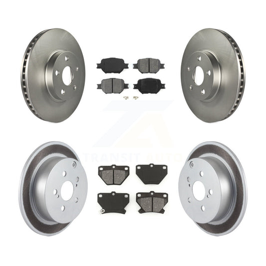 [Avant + Arrière] Kit de disque (revêtu) et plaquette (semi-métallique) de frein pour Toyota Celica KGS-100792