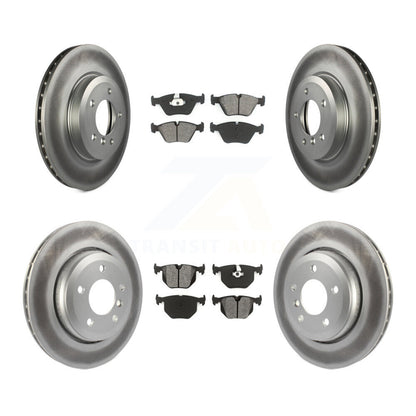 [Avant + Arrière] Kit de disque (revêtu) et plaquette (semi-métallique) de frein pour BMW 330Ci 330i 330xi KGS-100825