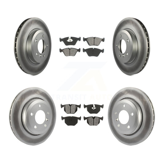 [Avant + Arrière] Kit de disque (revêtu) et plaquette (semi-métallique) de frein pour BMW 330Ci 330i 330xi KGS-100825