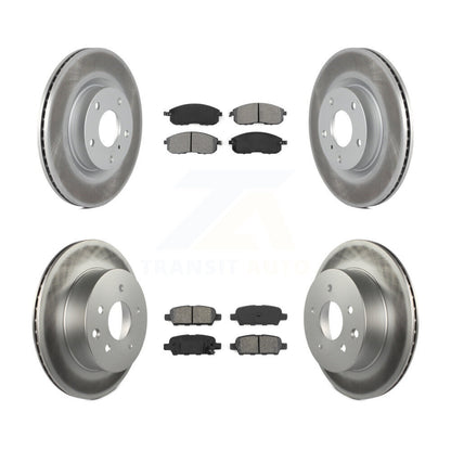 [Avant + Arrière] Kit de disque (revêtu) et plaquette (semi-métallique) de frein pour Infiniti G35 Nissan 350Z INFINITI KGS-100831