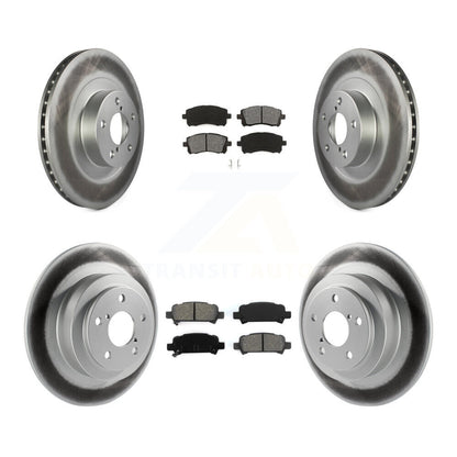 [Avant + Arrière] Kit de disque (revêtu) et plaquette (semi-métallique) de frein pour Subaru Outback Legacy KGS-100842