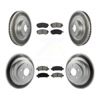 [Avant + Arrière] Kit de disque (revêtu) et plaquette (semi-métallique) de frein pour Subaru Outback Legacy Baja KGS-100845