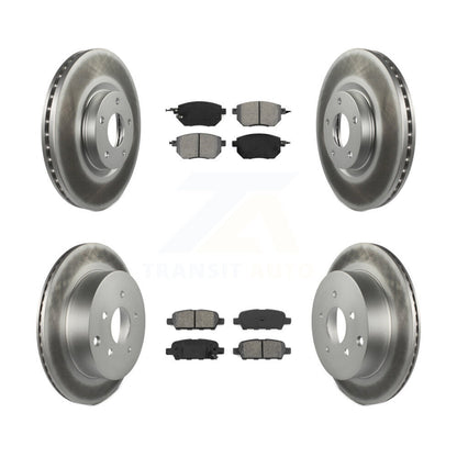 [Avant + Arrière] Kit de disque (revêtu) et plaquette (semi-métallique) de frein pour Nissan Murano Infiniti FX35 FX45 INFINITI KGS-100857