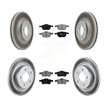 [Avant + Arrière] Kit de disque (revêtu) et plaquette (semi-métallique) de frein pour Mazda 3 Sport KGS-100864