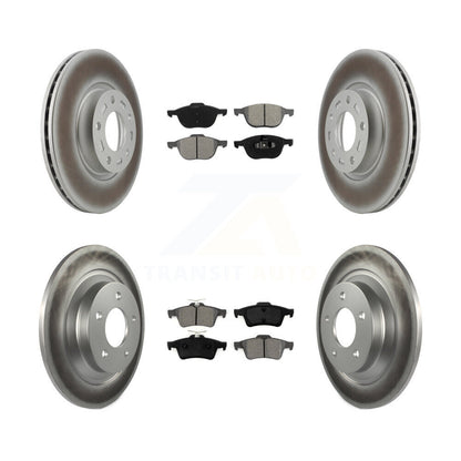 [Avant + Arrière] Kit de disque (revêtu) et plaquette (semi-métallique) de frein pour Mazda 5 KGS-100865