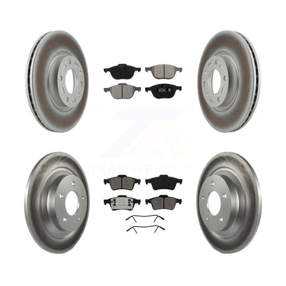 [Avant + Arrière] Kit de disque (revêtu) et plaquette (semi-métallique) de frein pour 2006 Mazda 5 To 02 06 KGS-100866