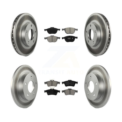 [Avant + Arrière] Kit de disque (revêtu) et plaquette (semi-métallique) de frein pour Mazda 3 Sport KGS-100869