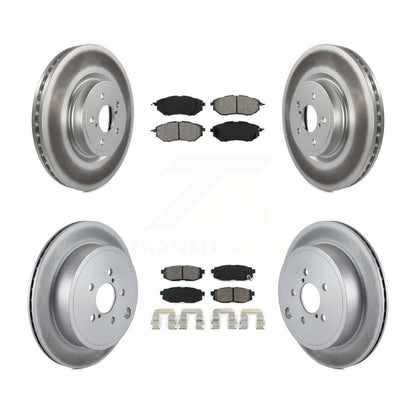 [Avant + Arrière] Kit de disque (revêtu) et plaquette (semi-métallique) de frein pour Subaru Outback Legacy KGS-100891