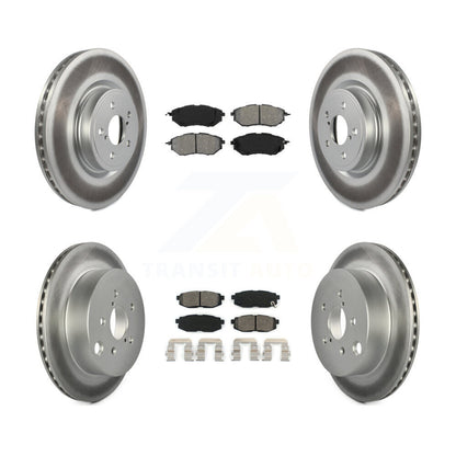 [Avant + Arrière] Kit de disque (revêtu) et plaquette (semi-métallique) de frein pour 2014-2018 Subaru Forester 2.0L KGS-100892