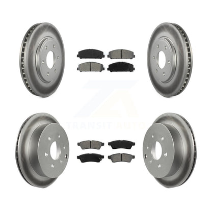 [Avant + Arrière] Kit de disque (revêtu) et plaquette (semi-métallique) de frein pour Suzuki Equator KGS-100895