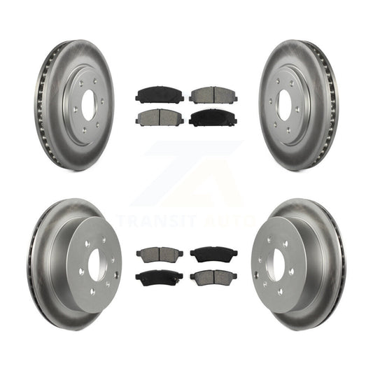 [Avant + Arrière] Kit de disque (revêtu) et plaquette (semi-métallique) de frein pour Suzuki Equator KGS-100895