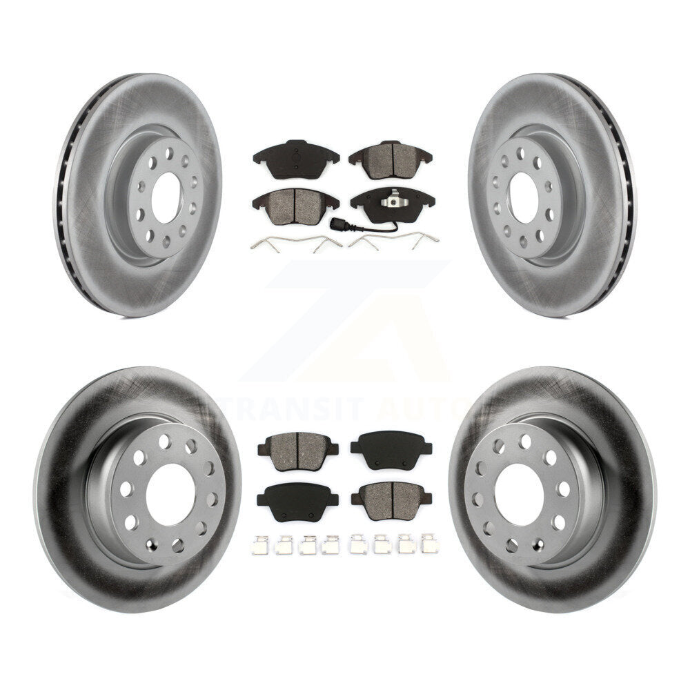 [Avant + Arrière] Kit de disque (revêtu) et plaquette (semi-métallique) de frein pour Volkswagen Beetle GTI KGS-100904