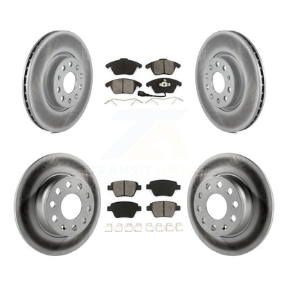 [Avant + Arrière] Kit de disque (revêtu) et plaquette (semi-métallique) de frein pour Volkswagen Beetle GTI KGS-100904