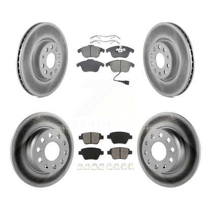 [Avant + Arrière] Kit de disque (revêtu) et plaquette (semi-métallique) de frein pour Volkswagen Passat KGS-100908